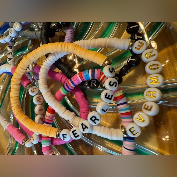 Taylor Swift Jewelry - Taylor Swift Colorful Beaded Bracelets, set of 12
